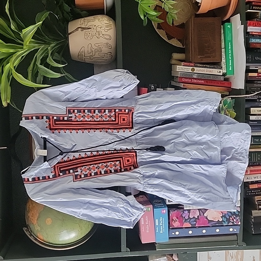 Women's size medium boho shirt dress